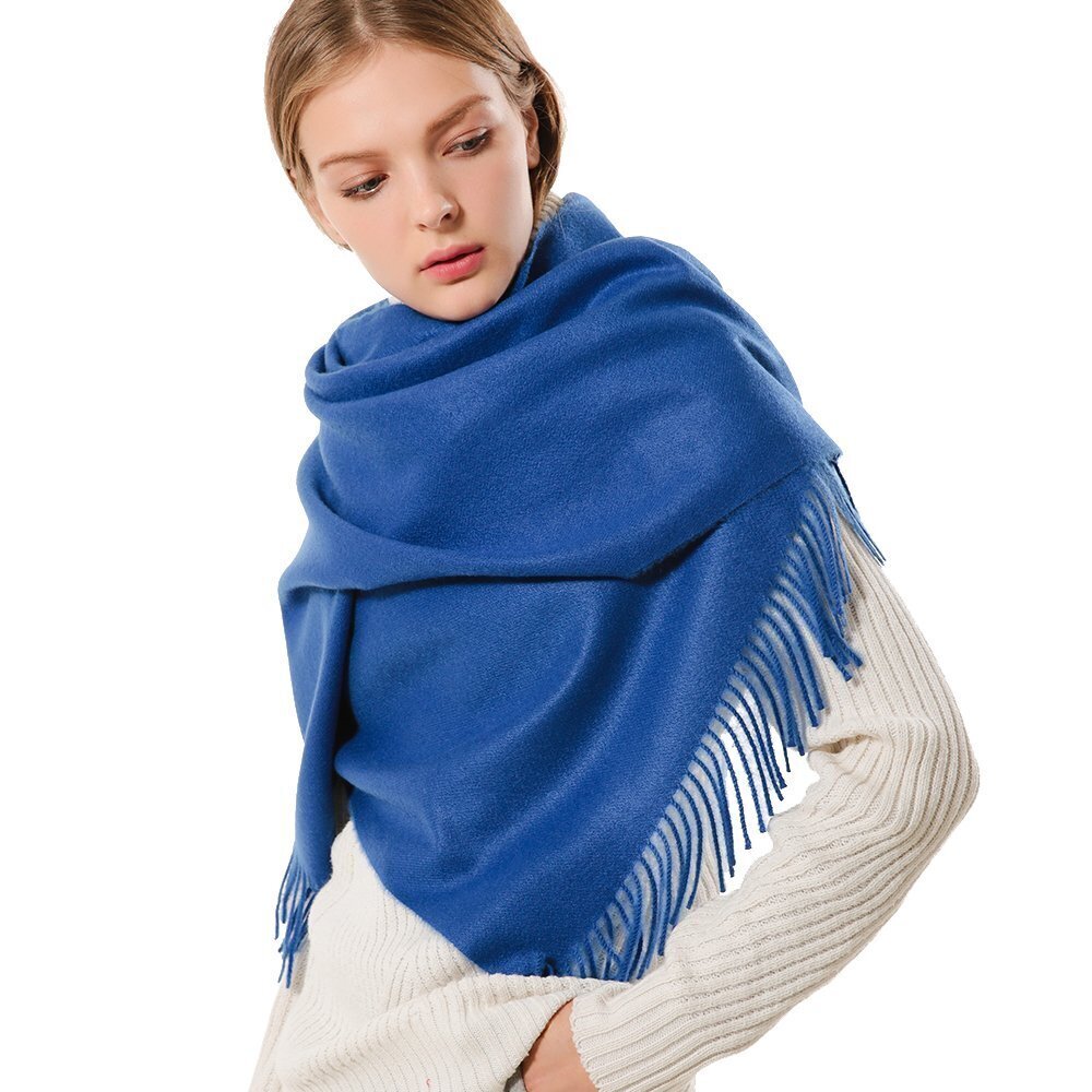 7774 Womens Thick Oversized Pashmina Shawl Wrap Scarves Soft Winter Warm